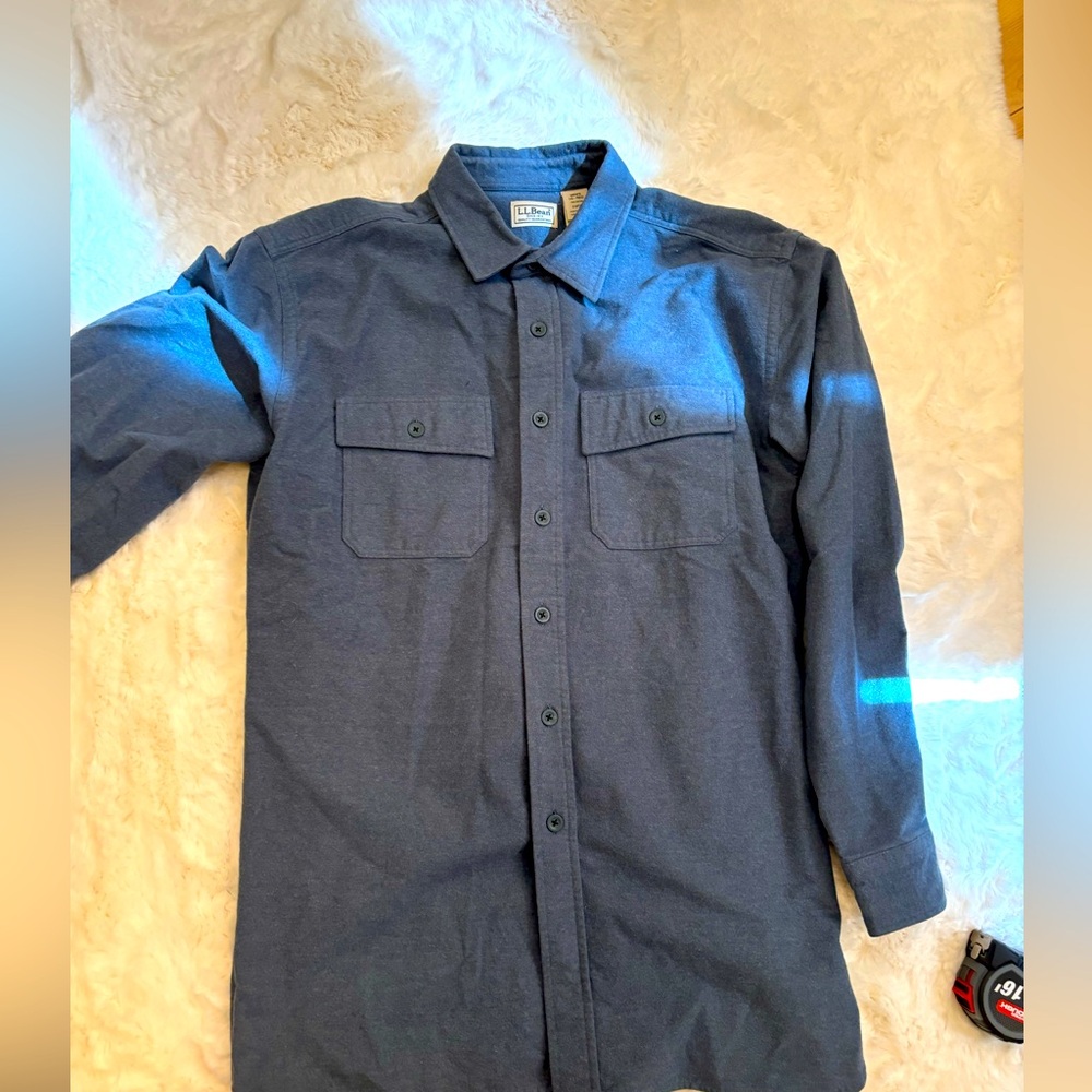 LL Bean Slim Fit flannel (check measurements)
